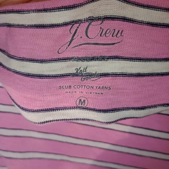 J. Crew Knit Goods Striped Shirt Size Medium - Picture 7 of 11